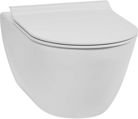 Ben Segno hangtoilet met toiletbril slimseat Xtra glaze+ Free flush mat wit