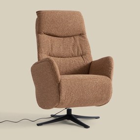 Elektrisch Verstelbare Stoel Stof Terracotta