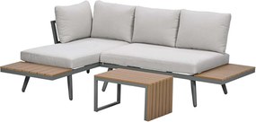 Garden Impressions Tibo loungeset 3-delig - stone green