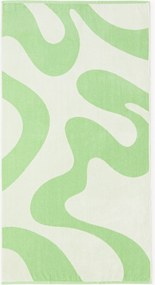 Velours strandlaken Pia met golvend patroon