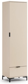 Kledingkast LANA 06 beige - 1-DEURS KLEDINGKAST MET LA