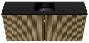Mondiaz Joya 90cm toiletmeubel dusk met wastafel faye midden zonder kraangat urban