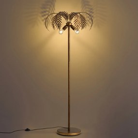 Vintage vloerlamp goud 156cm 2-lichts - Botanica