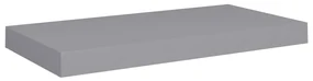 vidaXL Wandschap zwevend 50x23x3,8 cm MDF grijs