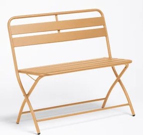 Opvouwbare 90 Cm Tuinbank Janti Mosterd - Sklum