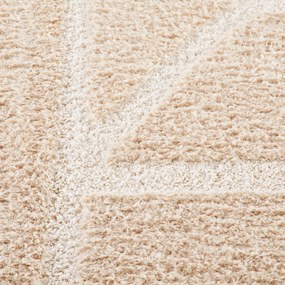 Vloerkleed met geometrisch motief, Nudea