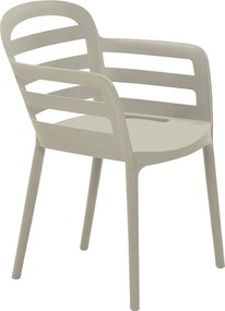 Garden Impressions Mira tuinstoel zand - 2 stuks