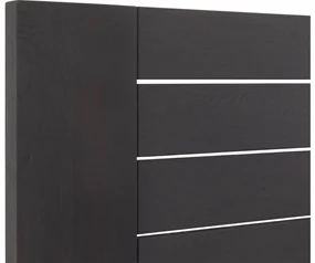 Goossens Bedframe Aberson, 90 x 200 cm met hoog voetbord