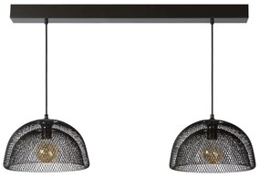 Lucide Mesh hanglamp 106cm 2x E27 zwart