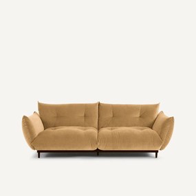 3-zits bank, stoned fluweel, VITORIA