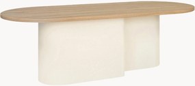 Ovale salontafel Looi van hout