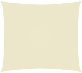 vidaXL Zonnescherm rechthoekig 3,5x4,5 m oxford stof crèmekleurig