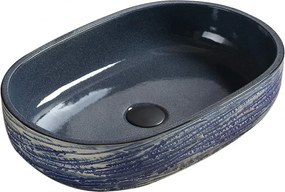Mexen Alita opbouw wasbak 58 x 39 cm, blauw - 22045866