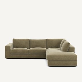 Linnen fluwelen hoekbank, SKANDER