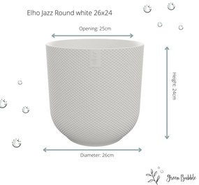 Pot Elho Jazz Round wit