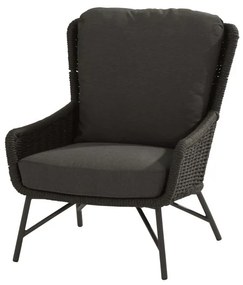 4 Seasons Outdoor Wing Living Chair SALE  Loungestoel    zwart weerbestendig