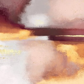 Ilustratie Burgundy Sunset, Elisabeth Fredriksson, (40 x 40 cm)