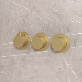 Best Design High End Nancy complete 2-wegs inbouwthermostaat goud mat