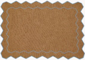 Placemat Alba met geborduurde rand