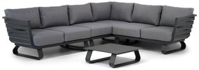 Hoek loungeset 5 personen Aluminium Grijs  Santika Furniture Santika Sovita