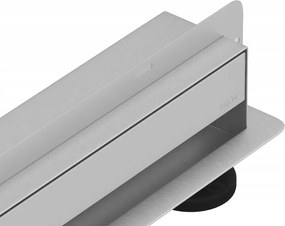 Mexen Flat Wall muurgoot 2-in-1 90 cm, inox - 1030090