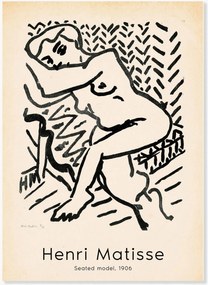 Poster Henri Matisse - Seated Model