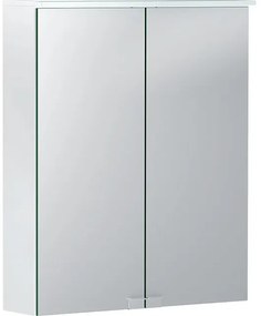 Geberit Option spiegelkast met verlichting 2 deuren 56x67,7 cm wit 500258001