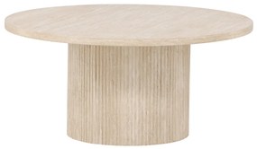 Lage Salontafel Met Ribbels - 80 X 80cm.