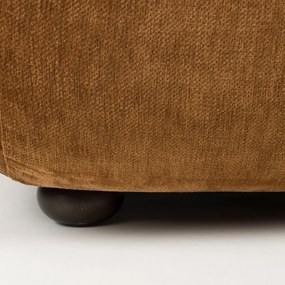Dutchbone Wyatt Lounge Fauteuil Velours Cognac