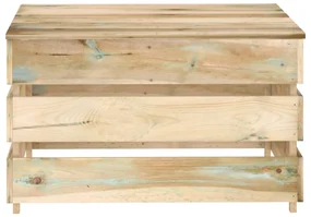vidaXL Tuintafel pallet geïmpregneerd grenenhout