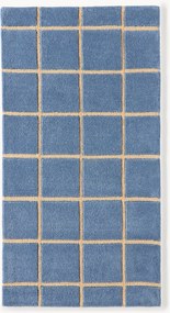 Handgetuft hoog-laag wollen vloerkleed Kallie