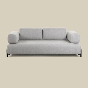 Kave Home Compo Stoffen 3-zits Bank Lichtgrijs