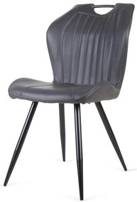 Eetkamerstoel - Cobra - leer Vintage zwart