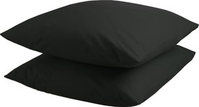 Kussensloop 2 stuks– 2x 60×70 – zwart