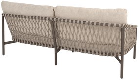 4 Seasons Outdoor Allora 3-zits loungebank terre  Loungebank    bruin weerbestendig