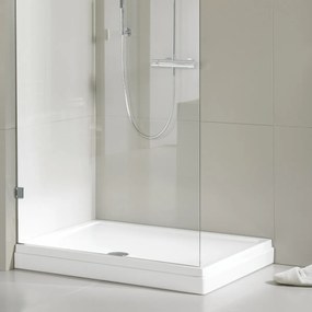Riho Davos rechthoekige douchebak 90x80cm wit glans