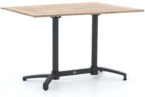 + 10% kassakorting | Inklapbare tafel Bellagio  | Rechthoekig  | Tuintafel Teakhout | 140x80cm | 4 personen | Kees Smit Tuinmeubelen