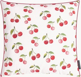 Katoenen kussenhoes kers