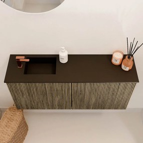 Mondiaz Joya 90cm toiletmeubel dusk met wastafel faye links 1 kraangat urban