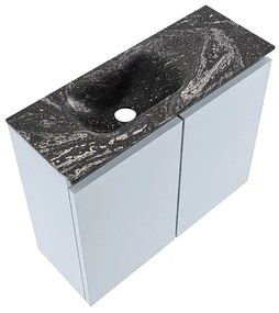 Mondiaz Ture DLux toiletmeubel 60cm clay met wastafel lava links met kraangat