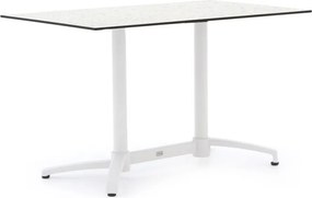 Inklapbare tafel Bellagio | Vierkant | Tuintafel Kunststof | 140x80cm | 4 personen | Kees Smit Tuinmeubelen