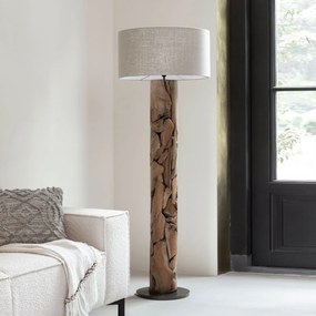 Must Living Tempo Boomstam Vloerlamp Teak