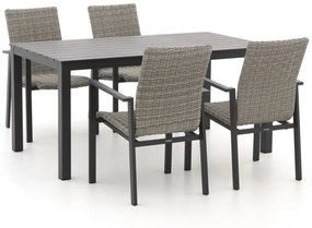 Manifesto Villongo/Menzano 160cm dining tuinset 5-delig stapelbaar