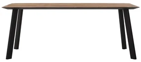 Teak Eettafel Met Verjongde Rand 200 Cm - 200 X 100cm.