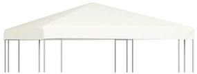 vidaXL Prieeldak 310 g/m² 3x3 m crèmewit