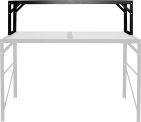 Vitavia tafelopzetstuk - zwart - 121 x 28 x 39 cm