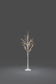 Kerstverlichting binnen - Lichttak berk wit LED 48 lampjes - 120 centimeter - Warm wit