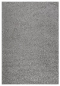 vidaXL Vloerkleed shaggy hoogpolig 160x230 cm grijs