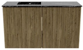 Mondiaz Joya DLux 70cm toiletmeubel dusk met wastafel faye links 1 kraangat lava
