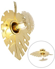 Design wandlamp antiek goud - Carballo